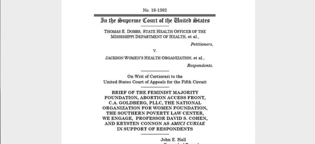 C. A. Goldberg, PLLC joins amicus brief in support of Jackson Women's Health Organization