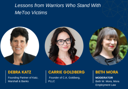 Event: Weaponizing Defamation Law to Silence #MeToo Claims